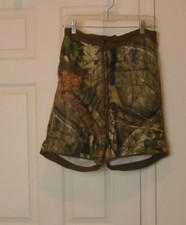 Mossy Oak Swim Shorts Men's Camo Print Board Shorts Size Large