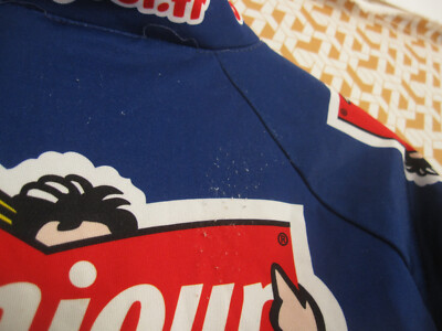 Maillot Cycliste Vintage Santini SMS - Bonjour Toupargel 2000, Taille L, Bleu