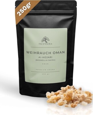 Oman Incense 250g zum Räuchern - Traditionelles Weihrauchharz aus dem Oman