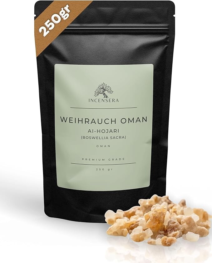 Oman Incense 250g zum Räuchern - Traditionelles Weihrauchharz aus dem Oman
