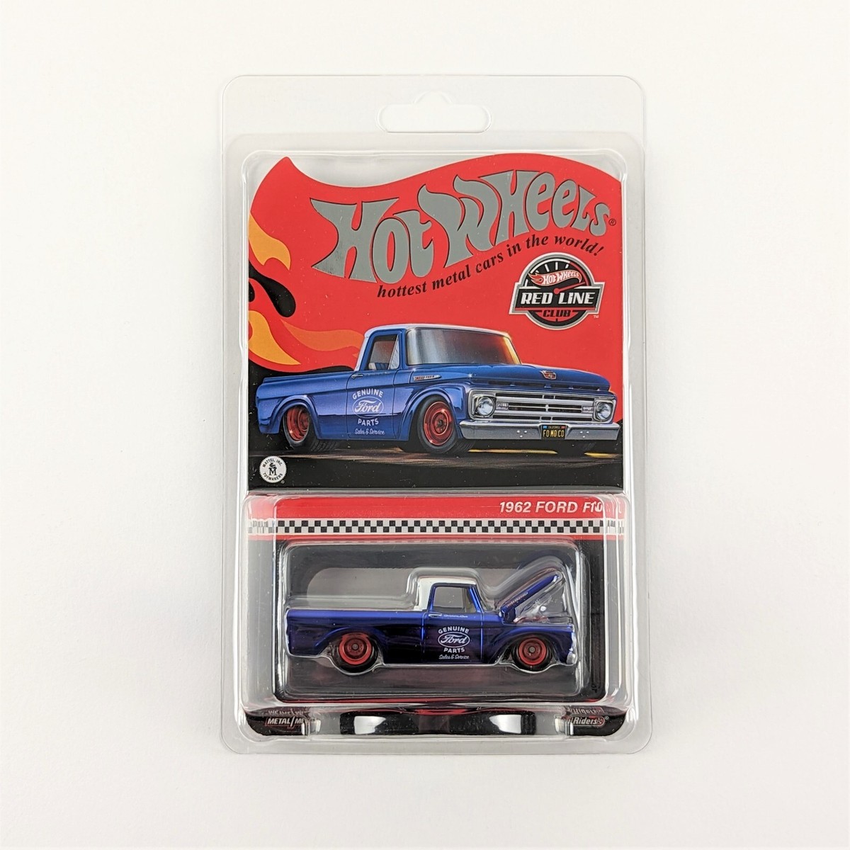 Hot Wheels RLC Exclusive Blue 1962 FORD F100 - LOW # - 826