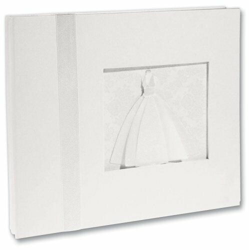 Dressed in White Wedding Scrapbook Photo Album - Archival Quality & Acid Free - Picture 1 of 3