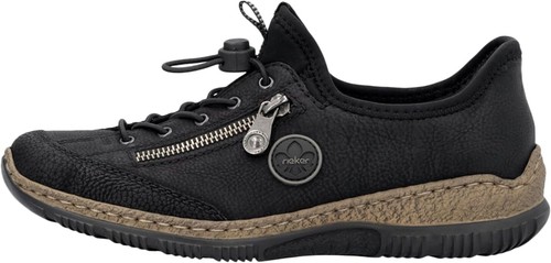 Rieker Women's Ready 2 Go Black Slip On Casual Shoes 3267 - Picture 4 of 4