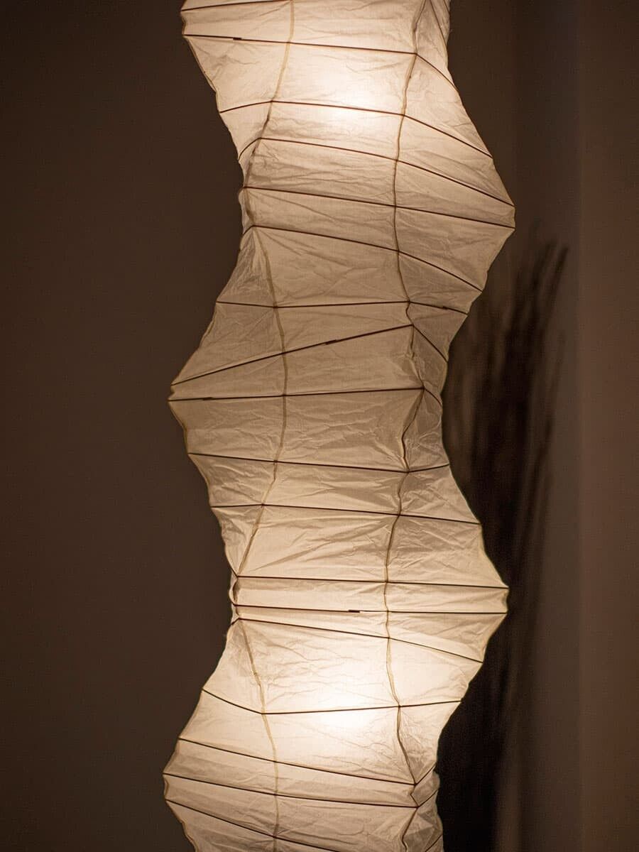 Isamu Noguchi AKARI 33N + PEN2 Japannese Paper Long Pendant Isamu Noguchi AKARI 33N + PEN2 Japannese Paper Long Pendant