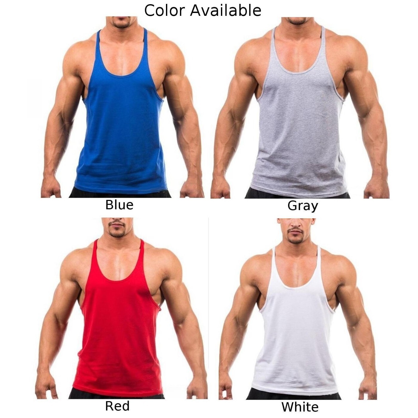 Modern and Fashionable Men's Bodybuilding Tank Tops Sleeveless Gym