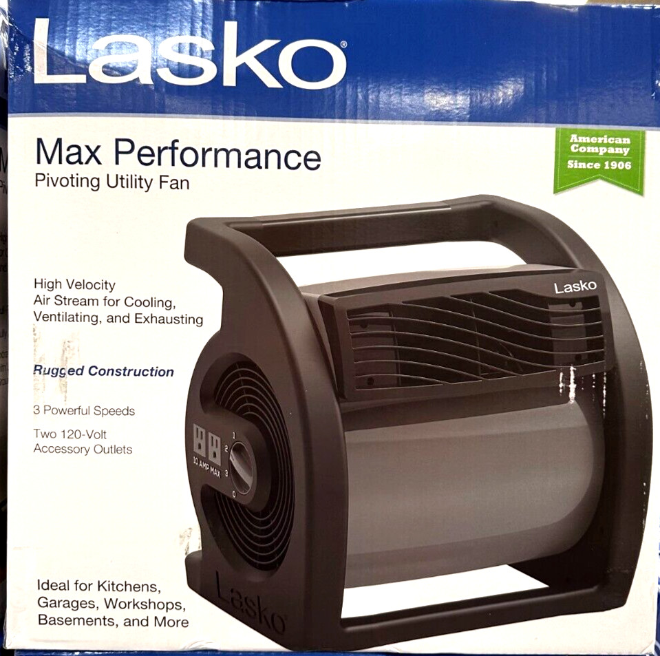 LASKO U15720 MAX PERFORMANCE PIVOTING UTILITY BLOWER FAN *DISTRESSED PKG*  NEW 46013462152 | eBay
