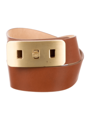 Diane Von Furstenberg Seraphina Leather Belt - Size Petite Diane von Furstenberg Brown Belts for Women for sale | eBay main image 3