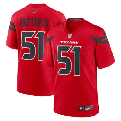 Houston Texans Will Anderson Jr #51 Nike Men's Red 2025 Official