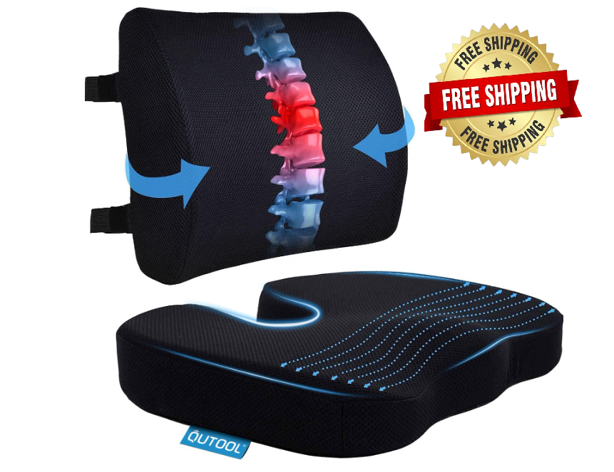 Almohada Para Asiento De Coche Cojin Cómodo De Espuma Para Aliviar La Presión