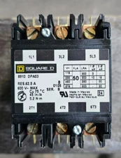 Square D 8910 DPA53 Definite Purpose Contactor 50 Amp 3 Pole
