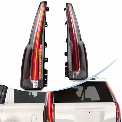VLAND LED Rückleuchten transparent für Chevrolet Tahoe/Suburban 2015-20