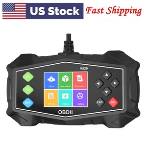 V529 OBD2 Outil de diagnostic de voiture de scanner ABS Batterie de lecteur de code VOLT Essai