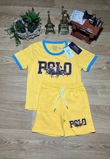 Kids Yellow Polo Set Size 11-12