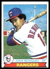 Juan Beniquez 1979 Topps #478 Texas Rangers MLB READ FREE SHIPPING AutographDen