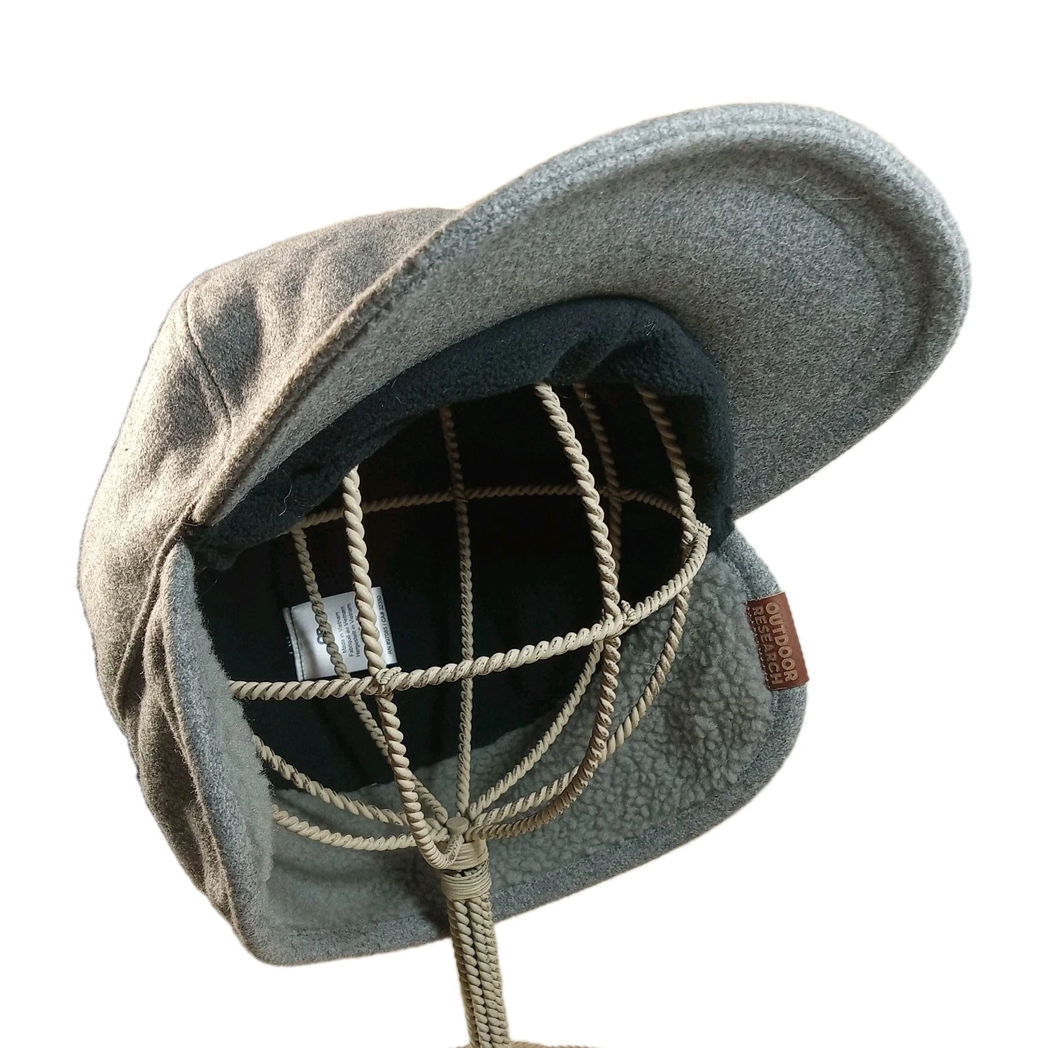 outdoor-research woolie pebble heather sherpa earflap 