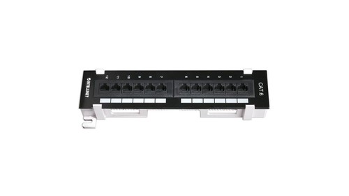 Patch Panel naścienny Cat6 UTP 12x RJ45 - Bild 1 von 1