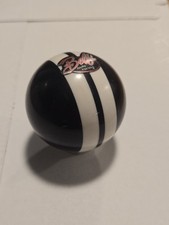 Bell Auto Racing Branded 56 Speed Gear Shift Knob Black White Stripes Old 1970s