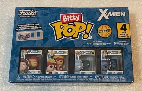Funko Bitty Pop! Marvel: X-Men Jean Grey (Phoenix) 4-Pack Beast Chase