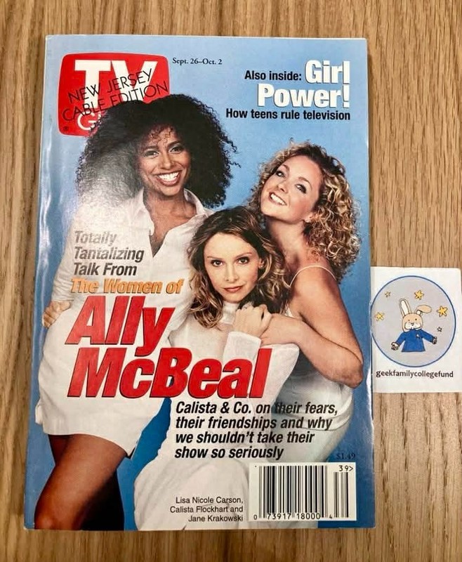TV Guide Ally McBeal Sept 26, 1998, used