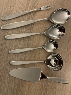 WMF Hamburg Cromargan Germany Cutlery 6 Rug Vegetables Cake Sauce Potato Er