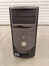 Vintage Dell Dimension 2350 Desktop Tower with Matching Dell PS/2 Keyboard