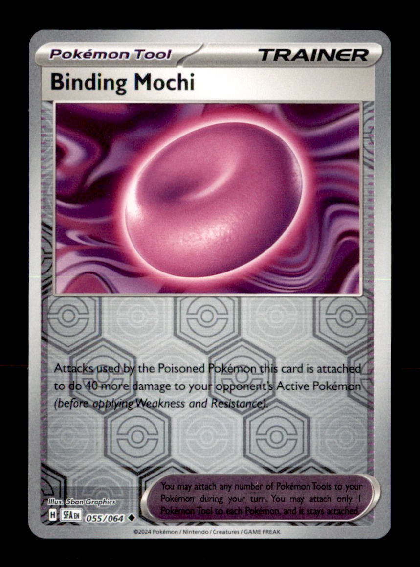 Binding Mochi 055/064 Uncommon Shrouded Fable Pokemon Reverse Holo Near Mint