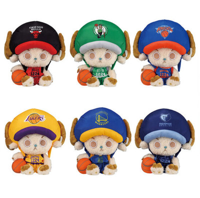 ONE PIECE x NBA Tony Tony Chopper Plush Mascot Base Shop Japan Limited