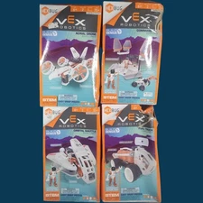 Lot of 4 Hex Bug Vex Robotics Orbital Shuttle, FUEL TRUCK, AERIAL DRONE, COMMAND