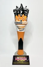 Crowded Castle Brewing Company Pennsylvania Beer Tap Handle 10.5” Tall New Rare!