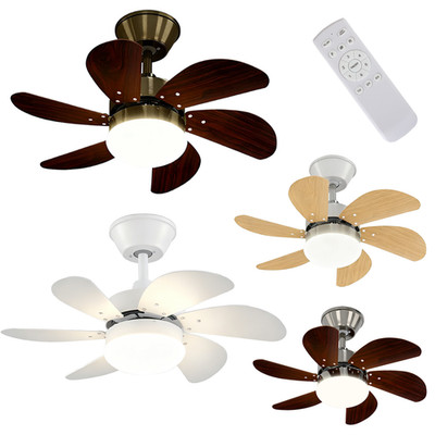 Deckenventilator Mit Beleuchtung Retro LED Deckenleuchte Mit Fernbedienung
