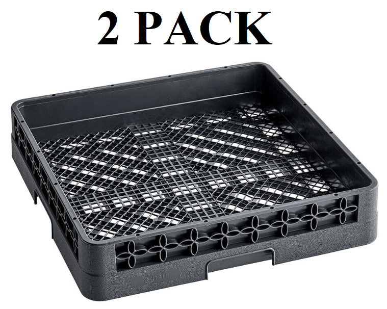 2-Pack Full-Size Flatware Rack with Closed Sides – Durable & Space-Saving