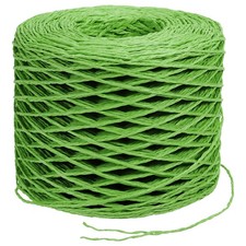 Raffia Ribbon 219 Yard Paper Twine String for Festival Gifts Wrapping Green