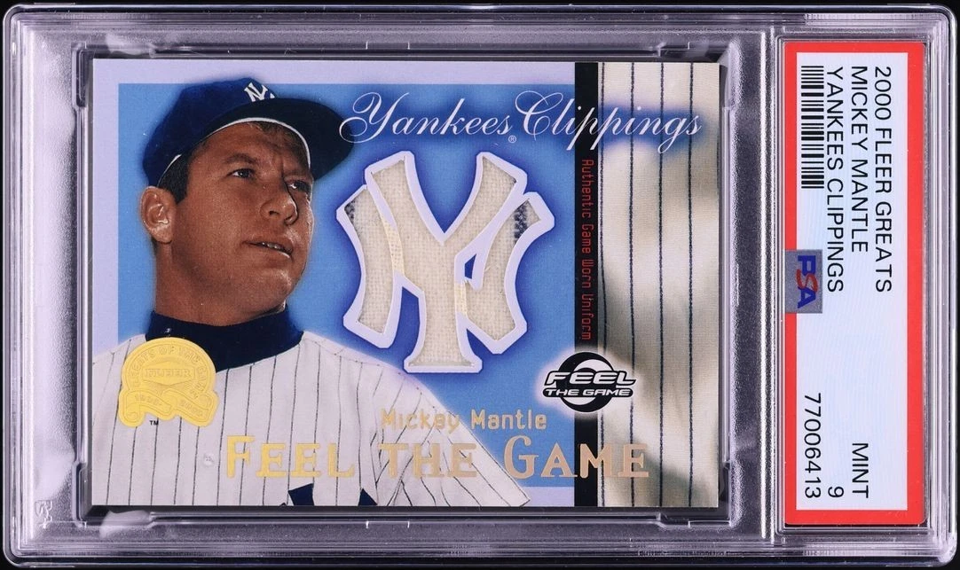 Fleer Mickey Mantle Baseball Sports Trading Cards & Accessories