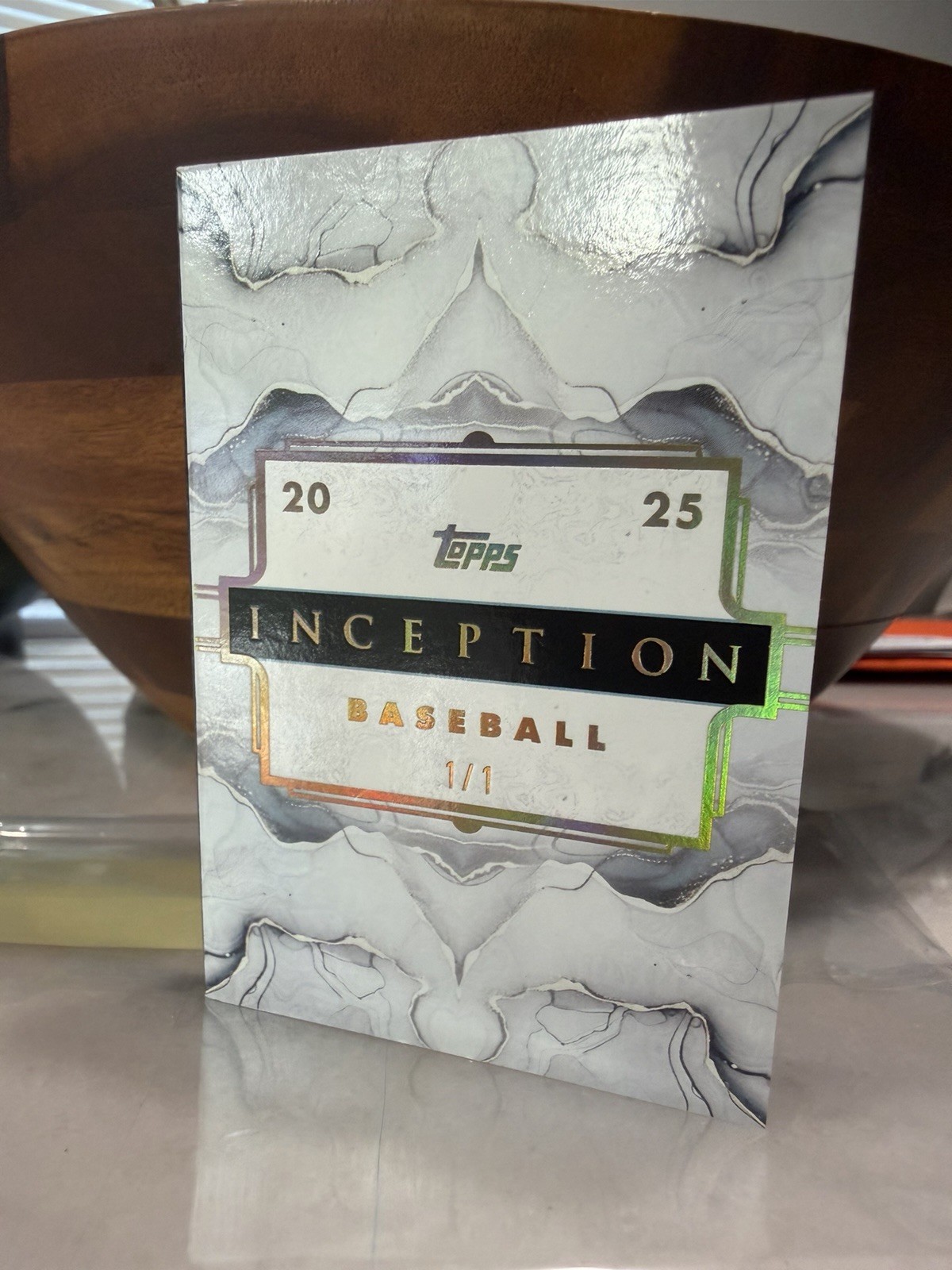 1/1 2025 Topps Inception Fernando Tatis Jr. Logoman Autograph. One of One view 2