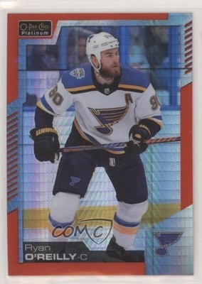 2020-21 O-Pee-Chee Platinum Red Prism /199 Ryan O'Reilly #25 a2k