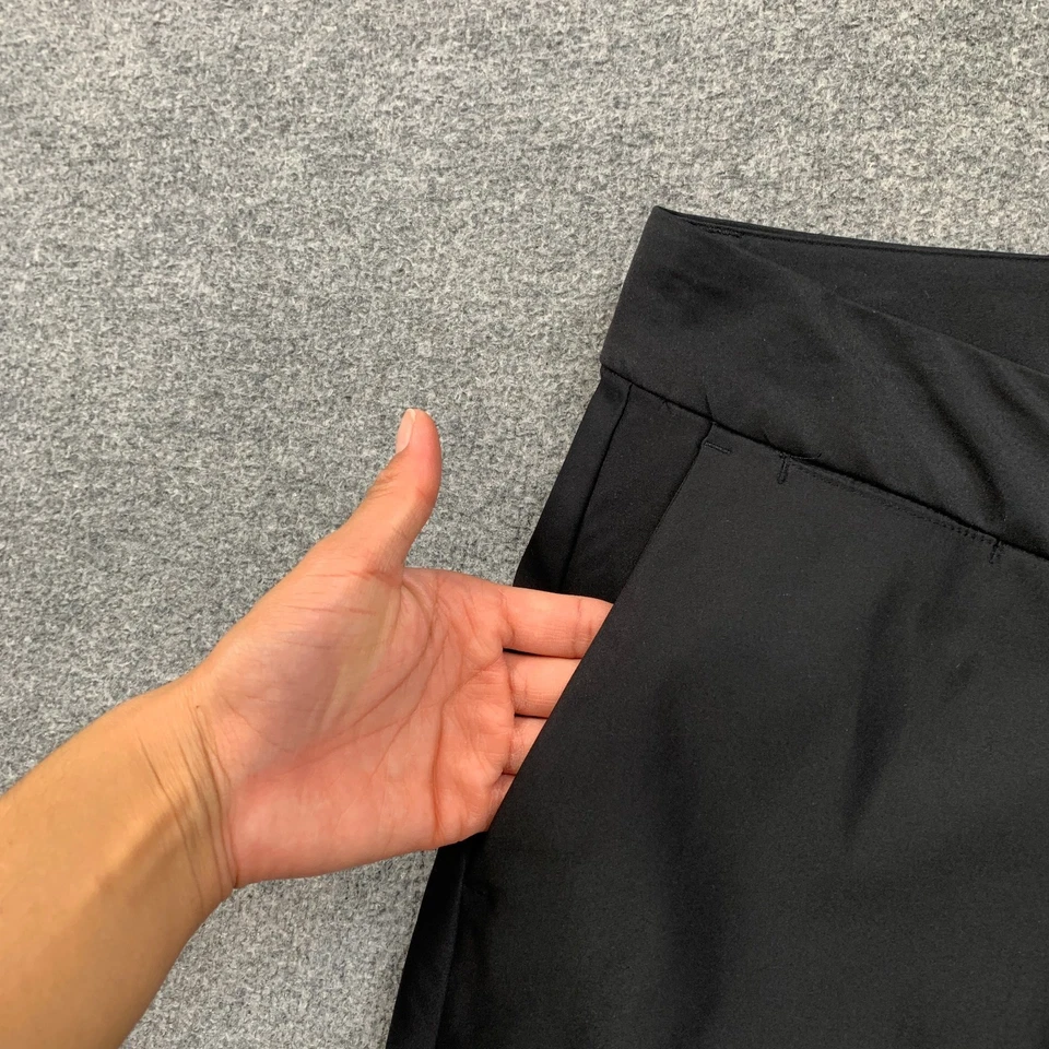 Pantalones de golf Nike para mujer 6 negros torneo Dri Fit rendimiento absorbente de sudor golf Foto 4 de 4