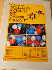 Molymod Molecular Model Set for Organic Chemistry Prentice-Hall 1984 Complete