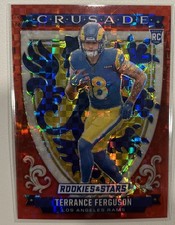 2025 Panini Rookies & Stars Crusade Terrance Ferguson Red Plaid Prizm #27 RC 