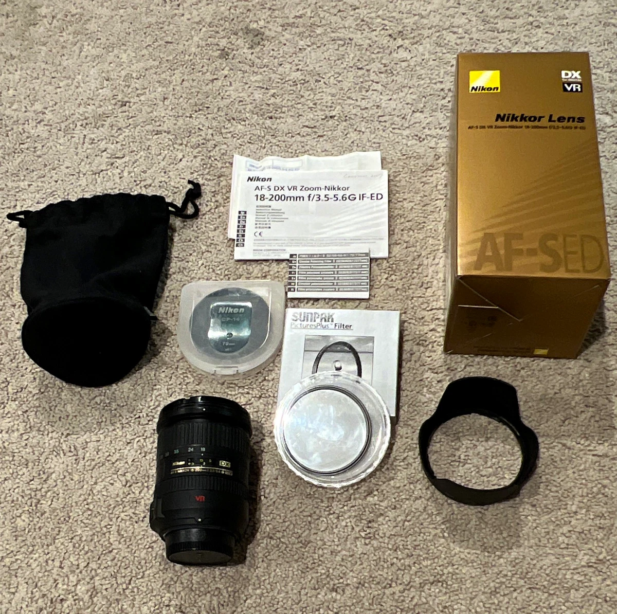 25+ Nikon NIKKOR AF-S 18-200mm Focal Camera Lenses for sale