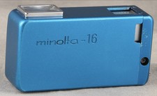 Vintage Minolta 16, BLUE, Working