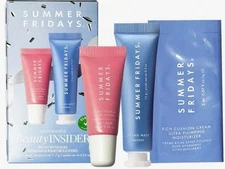 Summer Fridays Beauty Insider Kit Lip Butter Balm, Jet Lag Mask, Cream