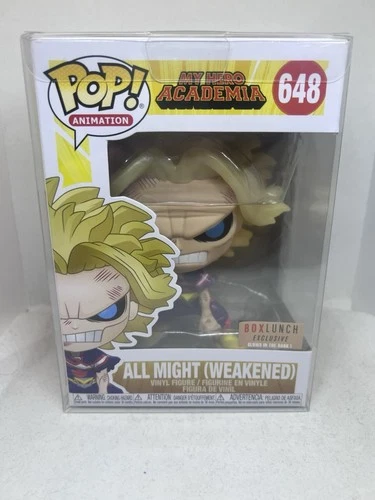 Funko Pop My Hero Academia 648 All Might Weakened Box Lunch /w Protector NM
