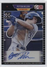 2021 Leaf Pro Set Metal 1989 Ebony Rainbow 3/15 Peyton Wilson #PA-PW1 Auto 6f7