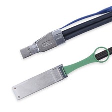 10Gtek SFF-8644 to QSFP SFF-8436 DDR Hybrid Mini SAS Cable, External Copper...