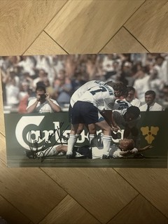England Paul Gascoigne Signed Photo