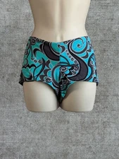 Moontide Bikini Brief Jazz Boyleg Mid Rise Swim Bottoms Briefs Swimwear