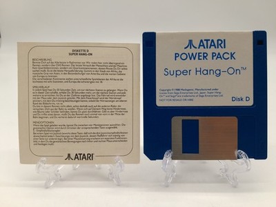 Atari ST - Spiel - Power Rack - Super Hang On - Anleitung -Mediagenic - 1988