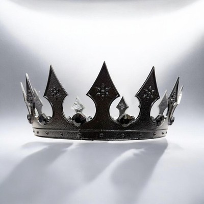 Renaissance headpiece, Halloween Costume, Regal black Crown  display picture 1