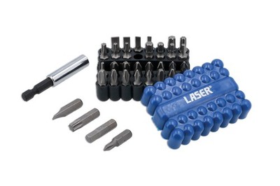 Laser Tools Power Bits Set, Enthält JIS 33 Stück 8316