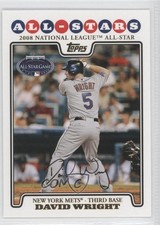 2008 Topps Update All-Stars Gold Foil David Wright #UH148 1b7